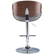 Home Square 2-Piece Faux Leather Adjustable Bar Stool Set in Stone Gray