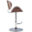 Home Square 2-Piece Faux Leather Adjustable Bar Stool Set in Stone Gray
