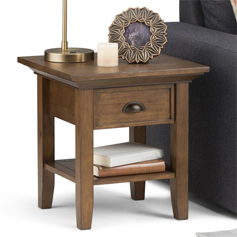 Home Square 2-Piece Wood 19