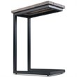Home Square 2-Piece Contemporary End Table Set in Birch and Black