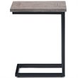 Home Square 2-Piece Contemporary End Table Set in Birch and Black