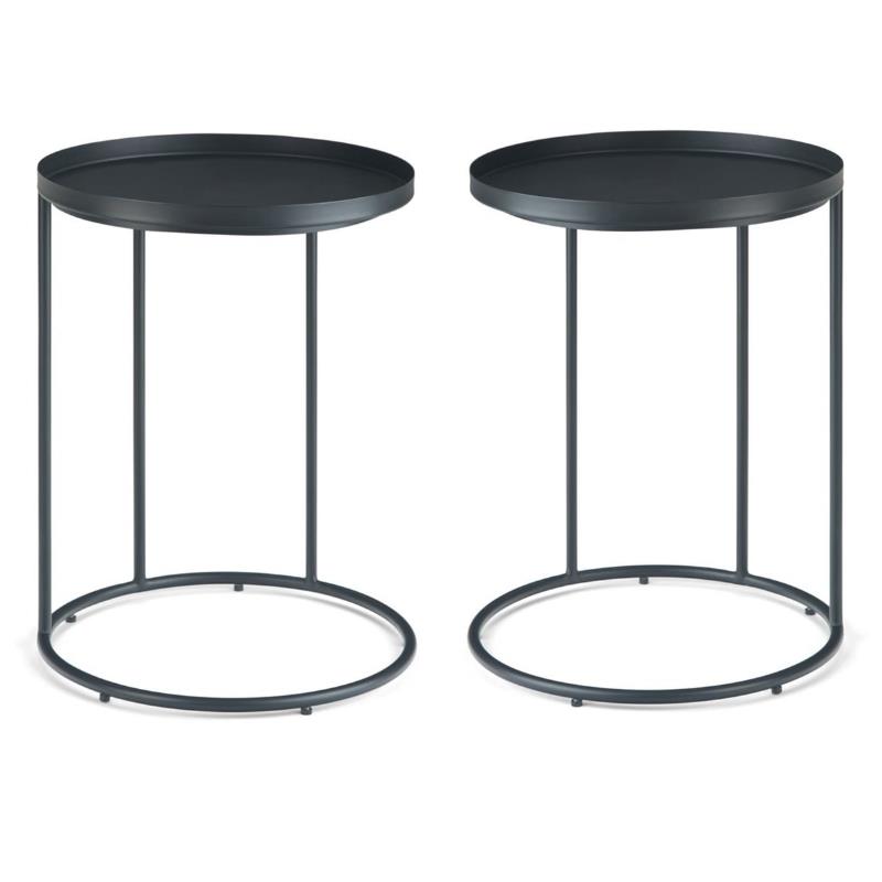 Home Square 2-Piece Industrial 18 