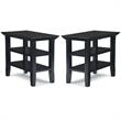 Home Square 2-Piece Wood 14