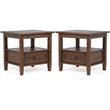 Home Square 2-Piece Wood 20