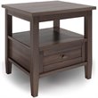 Home Square 2-Piece Wood 20
