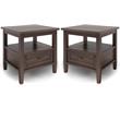 Home Square 2-Piece Wood 20