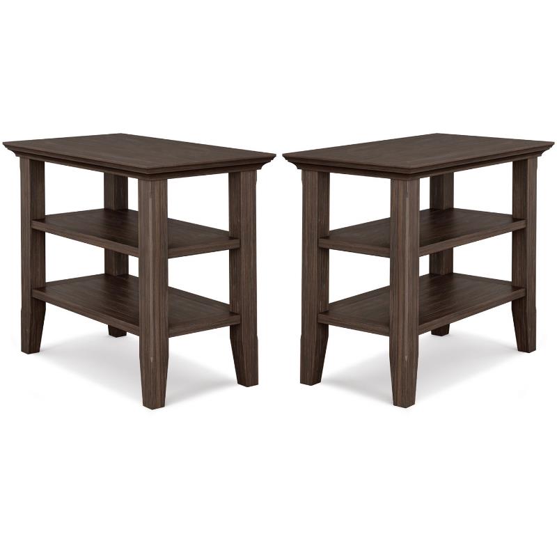 Home Square 2-Piece Wood 14
