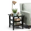 Home Square 2-Piece Solid Wood 19