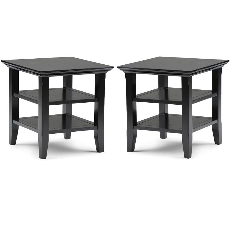 Home Square 2-Piece Solid Wood 19