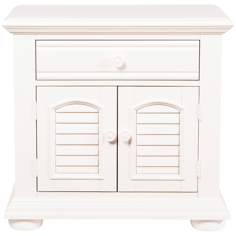 Home Square 2-Piece Set with Queen Panel Bed and Night Stand