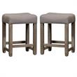 Home Square 2-Piece Furniture Parkland Falls Uph Console Stool Set