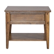 Home Square 2-Piece Furniture Lake House Square End Table Set in Oak