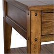 Home Square 2-Piece Furniture Lake House Square End Table Set in Oak