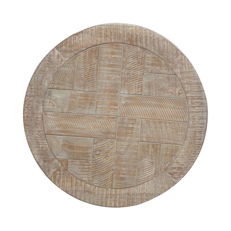 Home Square 2-Piece Furniture Parkland Falls Round End Table Set