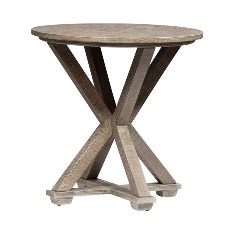 Home Square 2-Piece Furniture Parkland Falls Round End Table Set