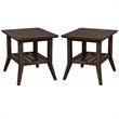 Home Square 2-Piece Furniture Ventura Blvd Rectangular End Table Set