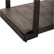 Home Square 2-Piece Furniture Modern View Tiered End Table Set in Oak