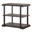 Home Square 2-Piece Furniture Modern View Tiered End Table Set in Oak