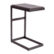 Home Square 2-Piece Furniture Modern View Laptop Table Set in Brown