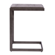 Home Square 2-Piece Furniture Modern View Laptop Table Set in Brown