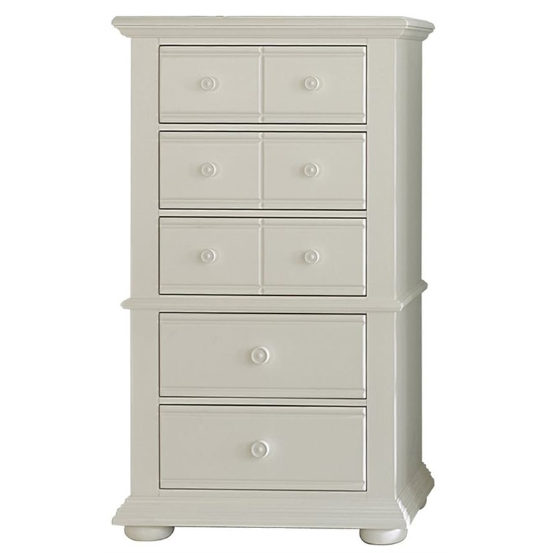 Home Square 2-Piece Set with Summer House Queen Panel Bed & Lingerie Chest