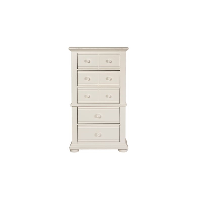 Home Square 2-Piece Set with Summer House Queen Panel Bed & Lingerie Chest