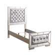 Home Square 2-Piece Set with Twin Panel Bed and 2-Drawer Nightstand