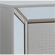 Home Square 3-Piece Set with Queen Panel Bed 5-Drawer Chest & Nightstand