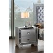 Home Square 3-Piece Set with Queen Panel Bed 5-Drawer Chest & Nightstand