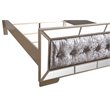 Home Square 3-Piece Set with Queen Panel Bed 5-Drawer Chest & Nightstand