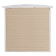 Home Square 2-Piece Set with Full Panel Bed and Mirror in White