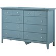Home Square 3-Piece Set with 8-Drawer Dresser 5-Drawer Chest & Nightstand