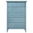Home Square 3-Piece Set with 8-Drawer Dresser 5-Drawer Chest & Nightstand