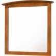 Home Square 2-Piece Set with Mirror and 5-Drawer Chest in Oak