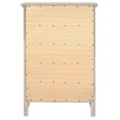 Home Square 2-Piece Set with 5-Drawer Chest & 3-Drawer Nightstand in Champagne