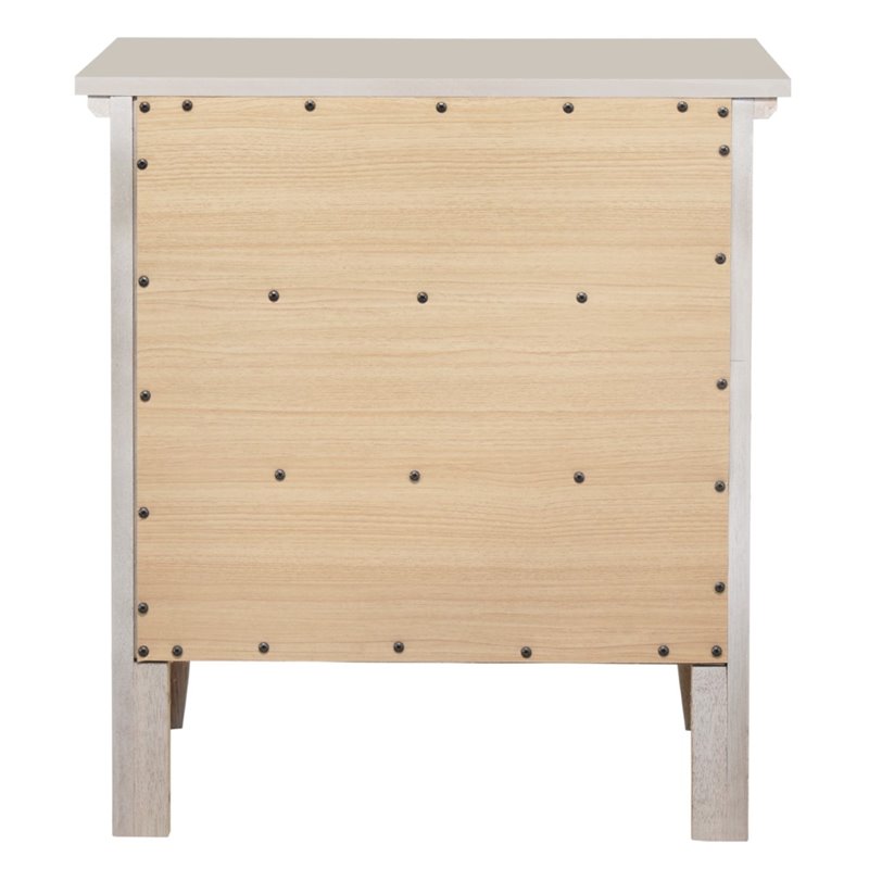 Home Square 2-Piece Set with 5-Drawer Chest & 3-Drawer Nightstand in Champagne