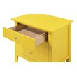 Home Square 2-Piece Set with 5-Drawer Chest and 3-Drawer Nightstand in Yellow