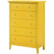 Home Square 3-Piece Set with 8-Drawer Dresser 5-Drawer Chest 3-Drawer Nightstand