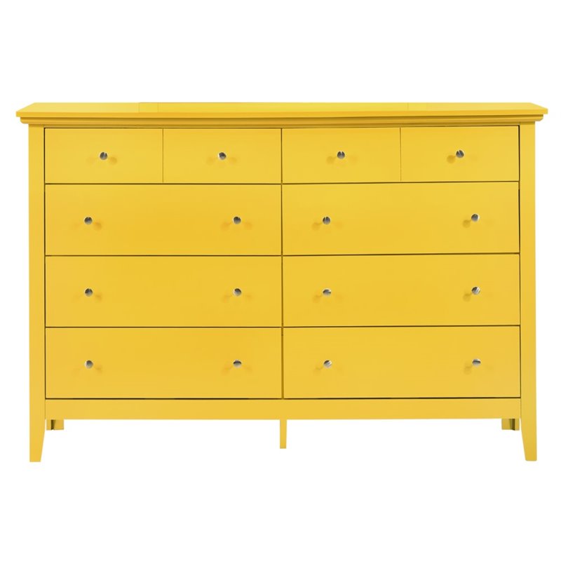 Home Square 3-Piece Set with 8-Drawer Dresser 5-Drawer Chest 3-Drawer Nightstand