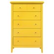 Home Square 3-Piece Set with 8-Drawer Dresser 5-Drawer Chest 3-Drawer Nightstand