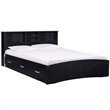 Home Square 3-Piece Set with Queen Bed 5-Drawer Chest Dresser Nightstand