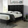 Home Square 3-Piece Set with Tufted Queen Bed Dresser with Lock & Nightstand