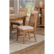 Home Square 7 Piece Dining Set with Extendable Dining Table and 6 Chairs in Oak