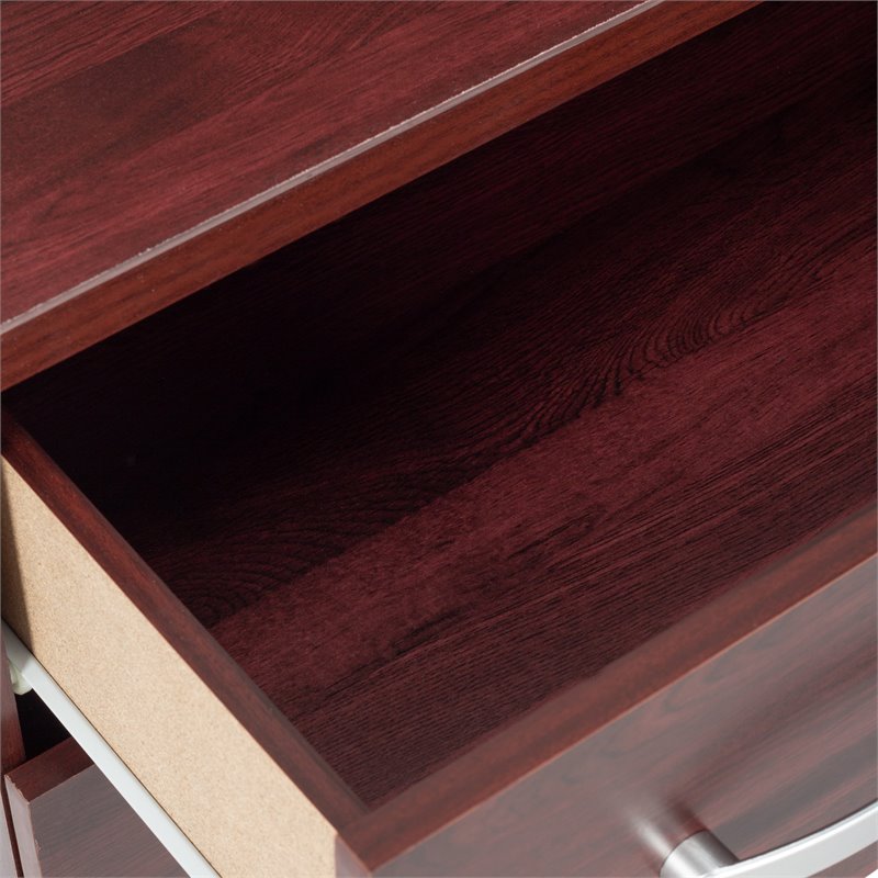 Home Square 2-Piece Set with 3-Drawer Bedroom Dresser Nightstand in Mahogany