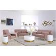 Home Square Lacquer Metal End Table with Durable Gold Base - Set of 2