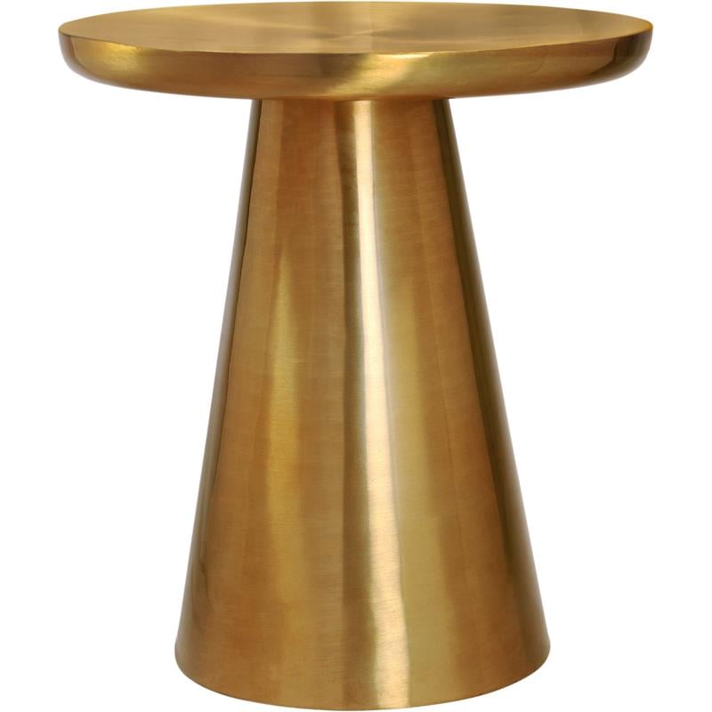 Home Square Furniture Brushed Gold Metal End Table - Set of 2