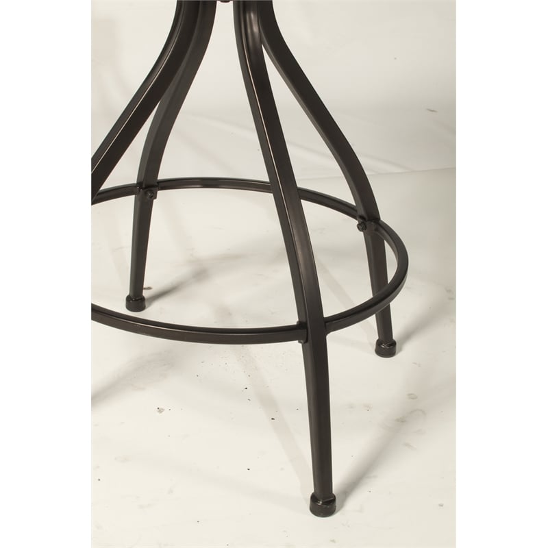 Home Square Furniture Adjustable Swivel Backless Stool- Set of 3