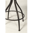Home Square Furniture Adjustable Swivel Backless Stool- Set of 3