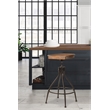 Home Square Furniture Adjustable Swivel Backless Stool- Set of 3