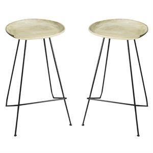Home Square 31&quot Bar Stool in Backless - Set of 2